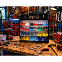 Boitier de Rangement en plastique Basculant Flipper Box Euronegoce Posso